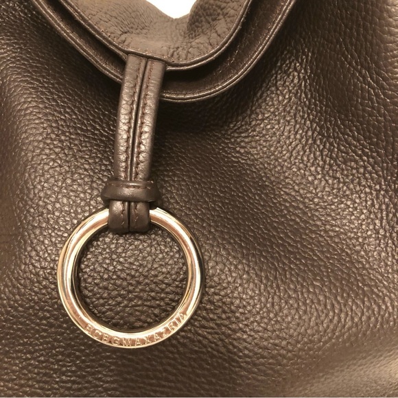 BCBGMaxAzria Signature Brown Shoulder Bag - Picture 3 of 16